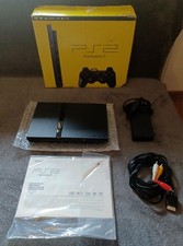 Sony PS2 PlayStation 2 Slim Konsole, mit OVP & Kabel, Teildefekt, optisch TOP!!