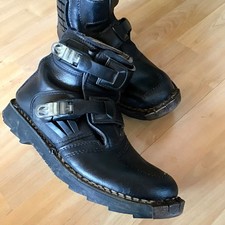 GAERNE MX Stiefel Vintage 40  Leder Schnalle MAD MAX  Biker Punk Rocker Kurios