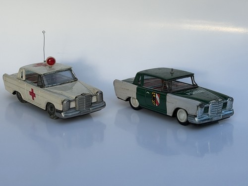 Blechauto mercedes polizei - polizei, und