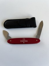 Original OMEGA Wenger Uhrmacher Gehäuseöffner, Taschenmesser neu und unbenutzt