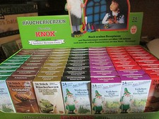 Knox Räucherkerzen  24 Stück  Weihnachten  Sommerduft Div Sorten Neu & OVP