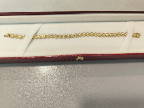 Tennisarmband goldarmband 750 - tennisarmband,