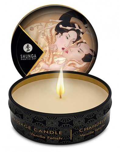 Shunga massage candle vanilla - massage,
