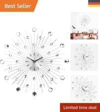 Moderne 3D Kristall Wanduhr -