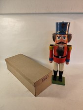 Nussknacker Soldat Prinz Husar Erzgebirge Volkskunst Spirituslack um 1960 OVP