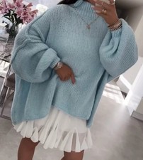 Strick Pullover Damen Einheitsgröße