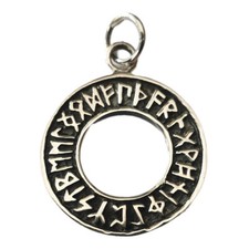 Silberanhänger Futhark 925er