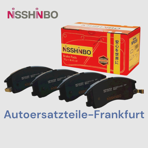 Nisshinbo bremsbeläge vorne - bremsbeläge,