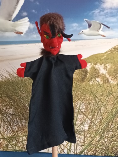 Handpuppe teufel dresdner - teufel,