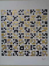 OP-Art Grafik Zeichnung