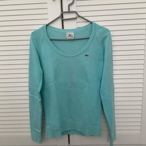 Lacoste damenpullover hellblau - damenpullover,