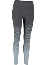 Neu Leggings Stretch-Material Gr. 36/38 Schwarz Silbergrau Damenhose Pants