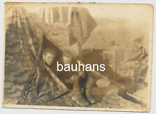 Foto Wehrmacht Tarnzelt