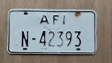 Nummernschild AFI