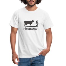 Führungskraft Landwirt Kuh Landwirtschaft Männer T-Shirt