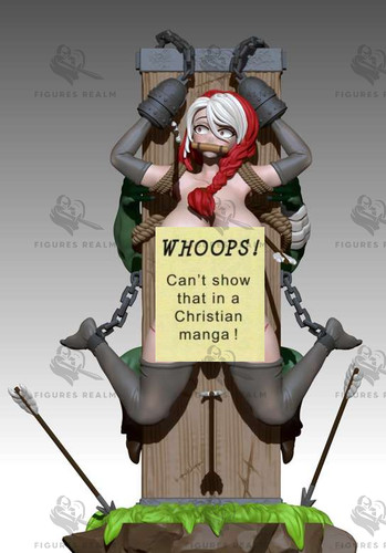 Goblin girl resin garage - resin,