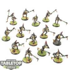 Tau Empire - 14 Kroot Carnivores klassisch - bemalt