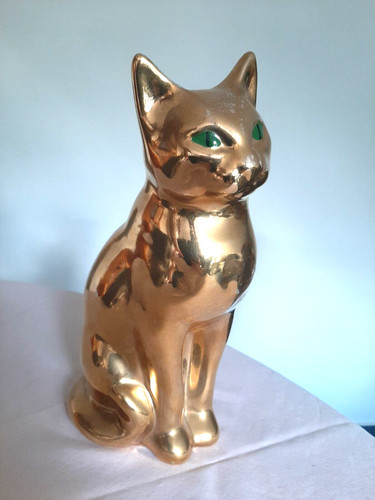 Porzellanfigur katze - porzellanfigur,