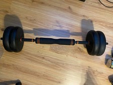 Langhantel 20 kg, Scheiben abnehmbar  Sport Fitness