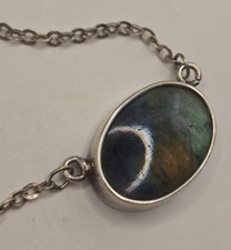 Vintage Labradorit Collier aus