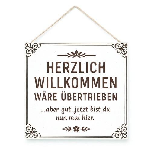 Lustiges willkommen schild - lustiges,