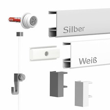 Galerieschienen Set - Klassik - Bilderschienen Set von 2 bis 20 Meter