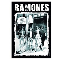 Posterfahne Ramones Bandfoto
