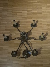 Kronleuchter aus Messing, Kaiser aus den 1970 Jahren, 6 flammig