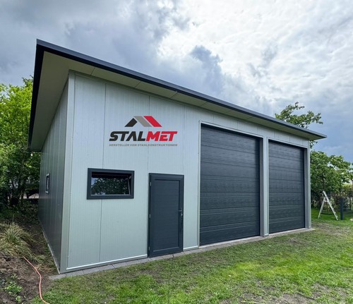 Isolierte blechgarage 10x7x4m - blechgarage,
