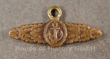 137100: MARINEFRONTSPANGE IN BRONZE, 16mm, als Hänger, Marine-Frontspange