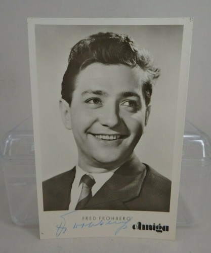 Autogramm fred frohberg - autogramm,
