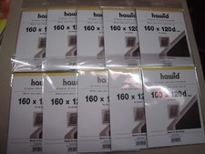 10x(10) Hawid 1203 Klemmtaschen schwarz Blocktasche 160x120 mm Briefe 302694 NEU