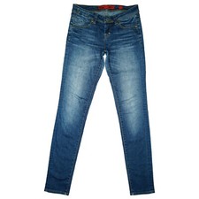QS by s.Oliver Catie Slim Low Tube Stretch Jeans Hose Skinny 36 S W28 L34 blau