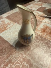 Porzellan Andenken Vase Solbad