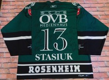 Trikot Ice Hockey Ghiaccio Star Bulls Rosenheim Stasiuk 13 Tg. XL