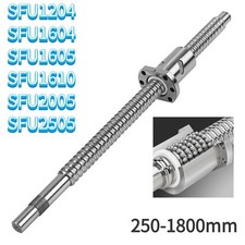 SFU1204/1605/1604/1610/2005/2505 Kugelumlaufspindel 250-2000mm&Spindelmutter CNC