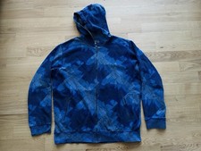 E.S.-ENGELBERT STRAUSS-HERREN-SWEATJACKE-HOODIE-BLAU-XL-GEBRAUCHT 