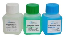 Pufferlösung Set pH7, pH9, Redox je 50ml  für Pooldosieranlage