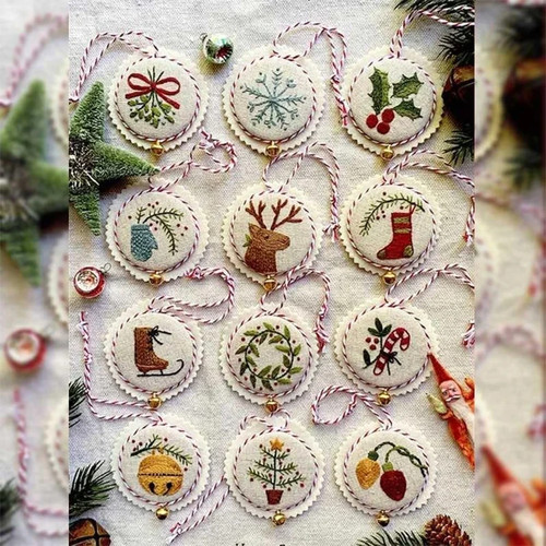 Weihnachten stickerei set hand - weihnachten,