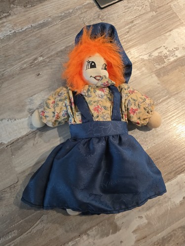 Rotharige puppe 80er vintage - puppe,