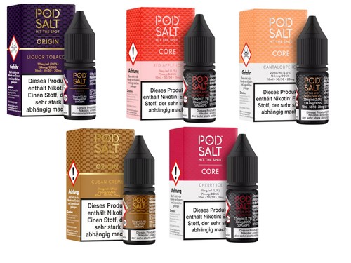 10ml pod salt - pod, nikotinsalz