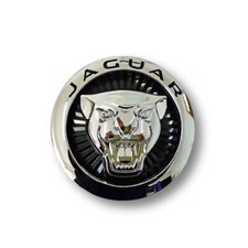 Für Jaguar 1PCS 86mm 72mm Gitter logo badge Embleme Ornamente XJ XE XF F-PACE