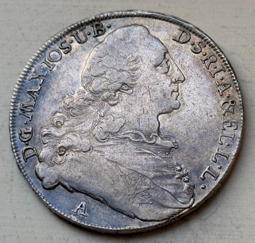 Bayern taler 1774 maximilian - bayern, 1