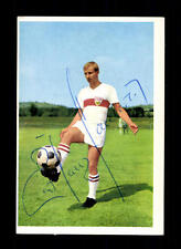Karl-Heinz  Handschuh VFB Stuttgart 1967-68 Bergmann Sammelbild Original Sign