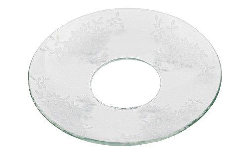 Glas-Kerzenmanschette