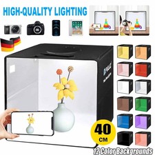 Fotobox Fotostudio Lichtzelt Photobox 40CM Tischplatte Fotografie Leuchtkasten