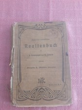 altes antikes Buch   Realienbuch  1880??   zerlesen
