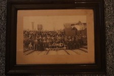 altes Foto, Diesellok, 1897, Maschinenfabrik Emil Kessler, Esslingen