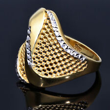 Eleganter Netz Kugel Ring 585