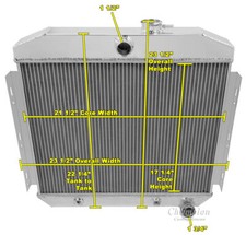 Atom 2 Row 1" Tubes Radiator